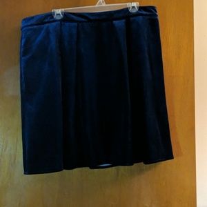 Gently Used Blue Velvet Worthington Skirt